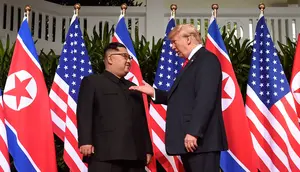 Trump Kurangi Skala Latihan Militer AS-Korsel, Singgung Korut dan Iran