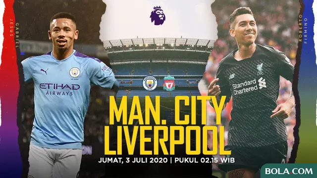 Premier League - Manchester City Vs Liverpool - Head to Head Pemain