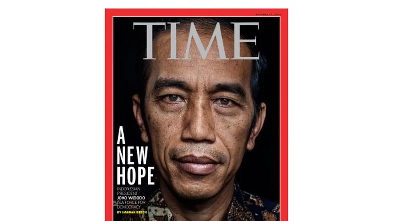Jokowi 'A New Hope' Jadi Sampul Majalah TIME