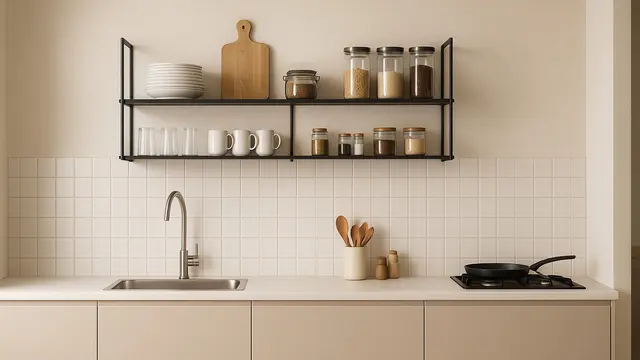 8 Desain Dapur Tanpa Kitchen Set Atas, Solusi Praktis untuk Rumah Minimalis dan Hemat Biaya