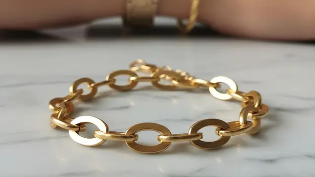 Model Gelang Rantai 3 Gram Polos (Foto: Gemini AI)