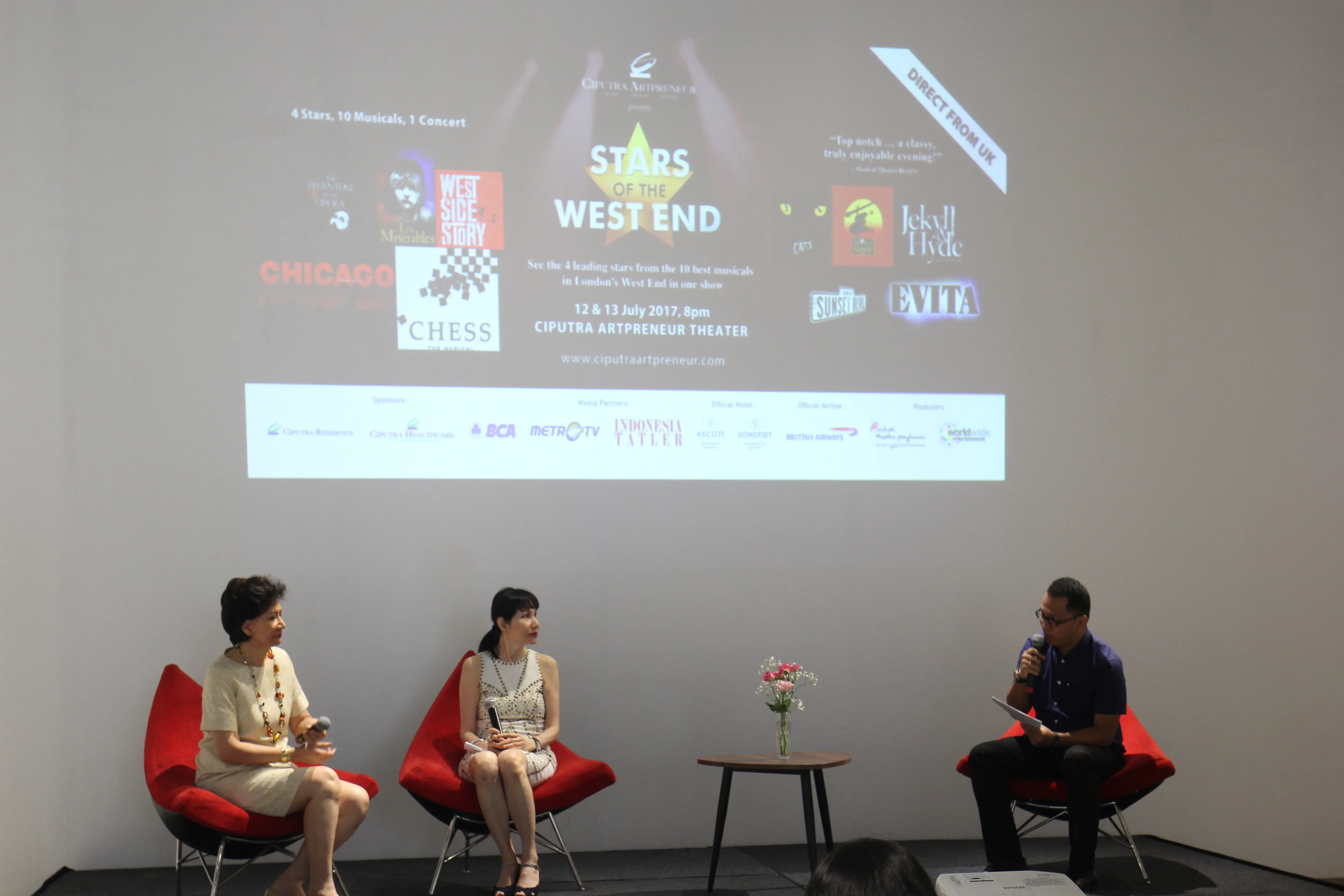 Preskon konser Stars of the West End (via Ciputra Artpreneur)