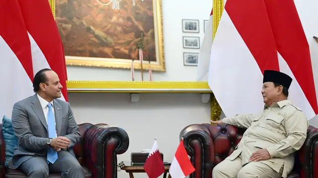 Prabowo Terima Kunjungan Wakil PM Qatar, Dapat Pesan Khusus dari Emir Sheikh Tamim