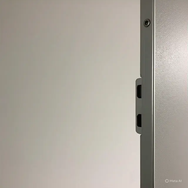 Pintu Aluminium dengan Tekstur