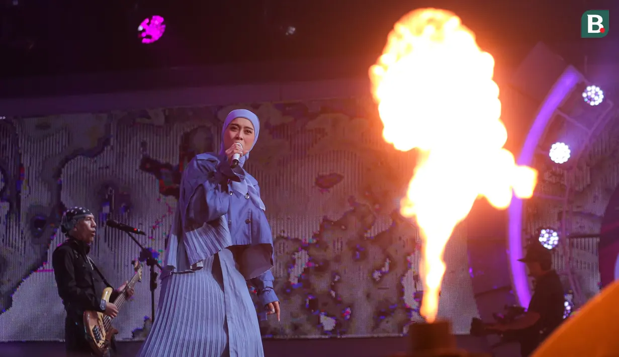<p>Penampilan Lesti Kejora saat Konser Histeria Pesta Bola Dunia 2023 yang berlangsung di Studio 5 Emtek City, Jakarta, Selasa (10/10/2023). (Bola.com/Bagaskara Lazuardi)</p>
<p>&nbsp;</p>