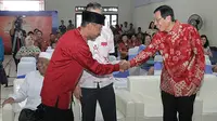 Bupati Kota Kudus Muhammad Tamzil dan Presiden Direktur PT Nojorono Stefanus JJ Batihalim.
