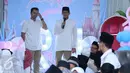 Sandiaga Uno memberikan testimoni saat menghadiri acara syukuran HUT Raffi Ahmad dan Nagita Slavina di Kawasan Cinere, Depok, Sabtu (18/2). (Liputan6.com/Herman Zakharia)