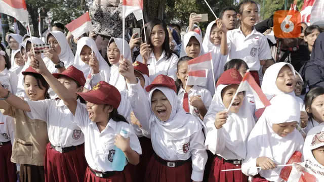 Siswa Kirab Obor