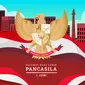 Ilustrasi Ucapan Selamat Hari Lahir Pancasila (Photo created by freepik on www.freepik.com)