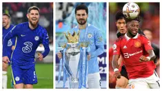 Musim 2022/2023 memang belum berjalan separuhnya, namun geliat transfer gratisan untuk musim depan (2023/2024) bakal telah dipersiapkan dengan matang oleh klub-klub peminat 7 pemain top Liga Inggris berikut yang akan berstatus bebas transfer alias gratisan. Ketujuh pemain tersebut akan berakhir kontraknya dengan klub pemilik pada akhir musim 2022/2023, dan sudah tak ada niatan untuk memperpanjangnya lagi. Siapa saja ketujuh pemain tersebut? Berikut daftar lengkapnya. (Kolase AFP)