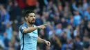 10. Nolito - Bersinar di usia yang terbilang terlambat, lalu diboyong Manchester City pada tahun 2016. Bersama Pep Guardiola pemain yang saat ini berusia 31 tahun justru sebagai penghangat bangku cadangan City dan dijual ke Sevilla. (AFP/Scott Heppell)