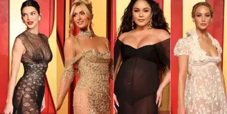 Gaun Transparan Mendominasi Acara Vanity Fair Oscars. [Instagram]