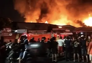 Kebakaran di Kemayoran