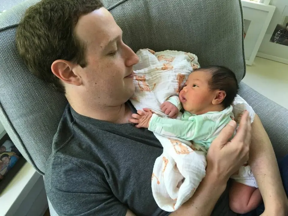 Potret manis kebersamaan Mark Zuckerberg dan putri keduanya, August Zuckerberg (Sumber: Facebook Mark Zuckerberg)