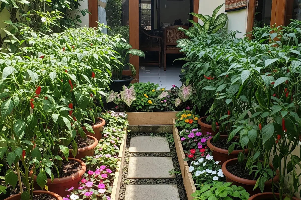 9 Ide Kebun Cabai Estetik dan Rapi