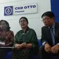 Menkes Nila saat memberikan keterangan pers terkait peresmian pabrik obat kanker di Cikarang, Jawa Barat pada Selasa (10/7/2019) (Liputan6.com/Giovani Dio Prasasti)
