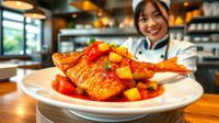 resep ikan asam manis ©Ilustrasi dibuat AI