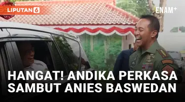 Pertemuan Hangat Anies Baswedan dan Jenderal Andika Perkasa di Mabes TNI