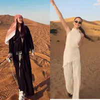 Beda Gaya Alyssa Daguise dan Aaliyah Massaid saat Liburan di Dubai. [Instagram]