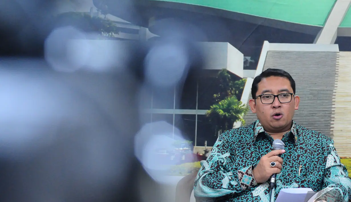 Fadli Zon mengatakan DPR RI akan memperkuat kampanye internasional dari Global Parliamentarians for Against Corruption (GOPAC), Senayan, Jakarta, Selasa (9/12/2014). (Liputan6.com/Andrian M Tunay)