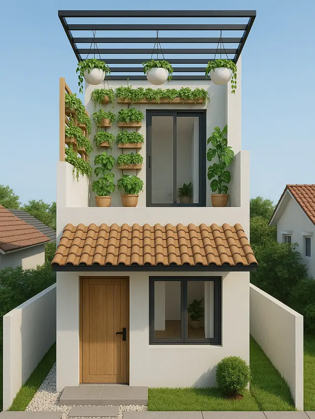 Model Rumah Rooftop Mini untuk Lahan 5x12