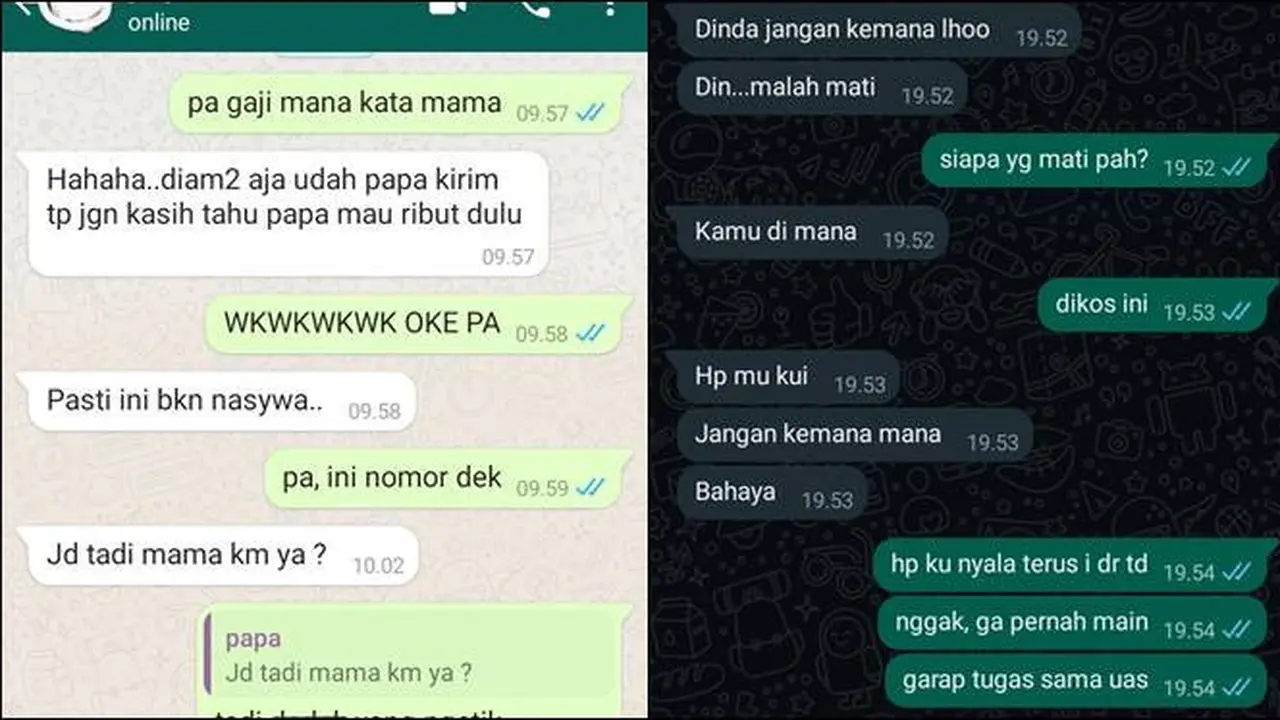 7 Chat Kocak Anak dengan Bapak Bak Teman Dekat Ini Nyeleneh