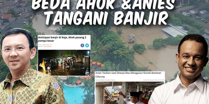 VIDEO: Beda Ahok dan Anies Tangani Banjir Jakarta