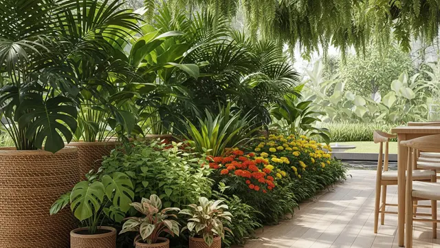 Desain Teras Rumah Minimalis Pakai Kebun Herbal dalam Pot