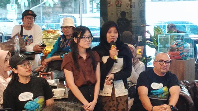 Victoria dan Karin ilustrator Novel Cinta Tak Terbatas