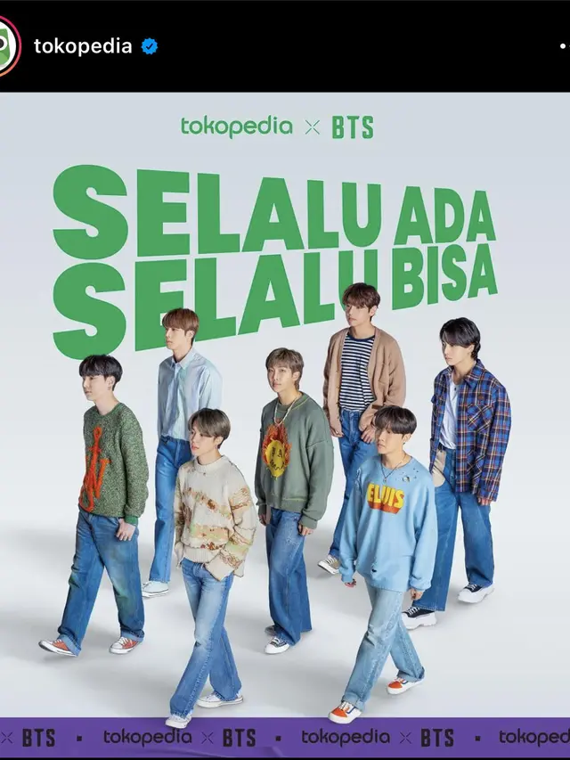 BTS Brand Ambassador Tokopedia