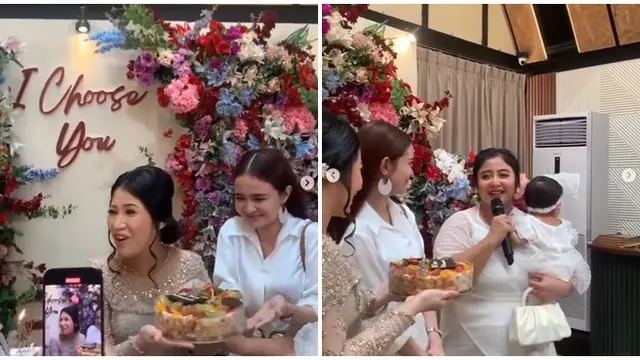 6 Potret Michelle Ziudith di Lamaran Artis FTV Jovanna Jova, Didoakan Menyusul
