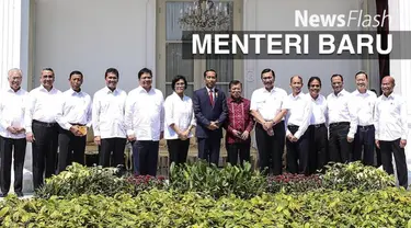 Berikut ini nama-nama menteri baru yang diumumkan Jokowi, Rabu (27/7/2016), di Istana Kepresidenan, Jakarta