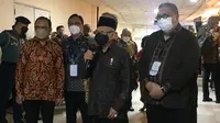 Wakil Presiden (Wapres) Ma’ruf Amin di acara Halal Industri Event 2022 di Halal Center Indonesia, Selasa (24/5/2022). (Foto: Delvira Hutabarat/Liputan6.com).