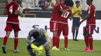 Timnas Uni Emirat Arab membantai Malaysia 10-0 tanpa balas di Penyisihan Grup A Kualifikasi Piala Dunia 2018, Kamis (3/9) / AFP PHOTO / KARIM SAHIB