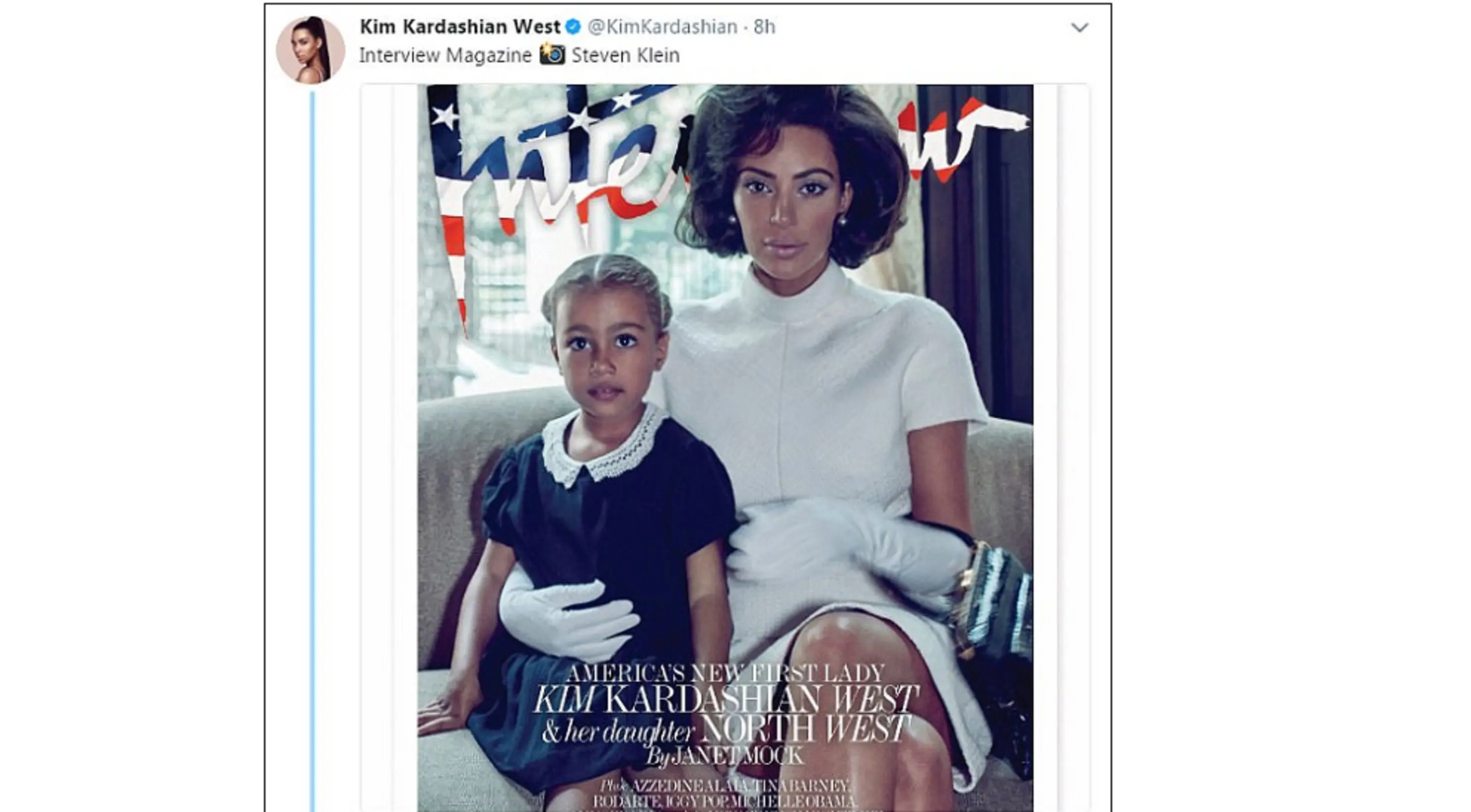 Kim Kardashian tampil bergaya klasik bersama putrinya, North West dalam pemotretan terbaru (Dailymail)