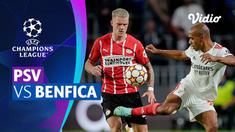 Berita video mini match leg kedua babak playoffs Liga Champions 2021/2022 antara PSV Eindhoven melawan Benfica yang berakhir dengan skor 0-0, Rabu (25/8/2021) dinihari WIB.