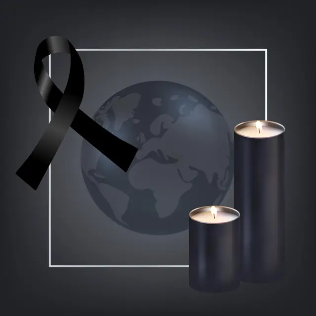 Ilustrasi duka cita, RIP