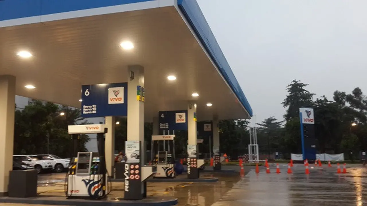 SPBU Vivo di Cilangkap, Jakarta Timur. (Liputan6.com/Pebrianto Eko Wicaksono)