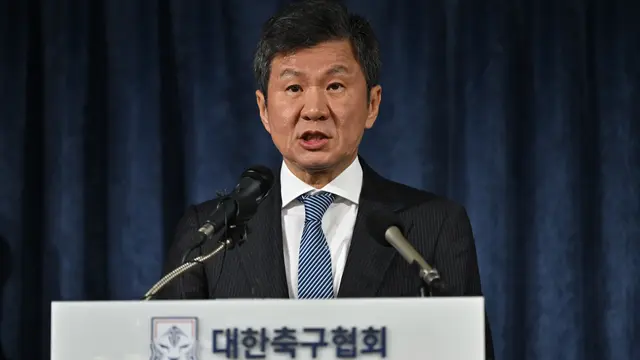 Presiden Federasi Sepak Bola Korea Selatan (KFA), Chung Mong-gyu.