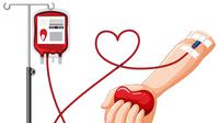 Ilustrasi donor darah. (Image by brgfx on Freepik)