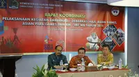 Rapat Koordinasi Pelaksanaan Embarkasi/Debarkasi, Asian Games, Asian Para Games, dan Annual Meeting IMF World Bank 2018 di Jakarta (5/7/2018). (Bola.com/Istimewa)