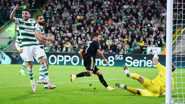 Foto: Real Madrid Lumat Celtic di Liga Champions, Eden Hazard Beri Sinyal Bangkit