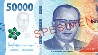 Ir.H. Djuanda Kartawidjaja terdapat dalam pecahan rupiah Tahun Emisi 2022 yang bernilai Rp 50.000 . (Dok/Bank Indonesia)