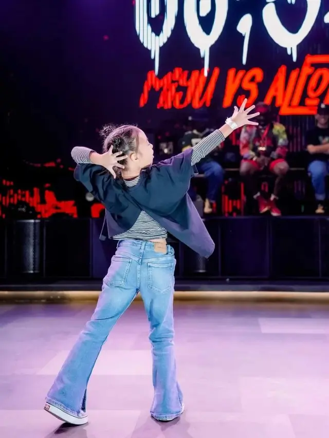 Miyu Pranoto di lantai dansa (dok. Tangkapan layar Instagram @matamiyu/https://www.instagram.com/p/CjZ409BP2en/?img_index=3/WindaSyifaSahira)