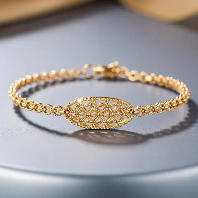 Model Gelang Emas Oval Gram Kecil Terbaru