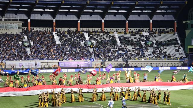 Pembukaan BRI Liga 1 2024/2025 antara Persib melawan PSBS