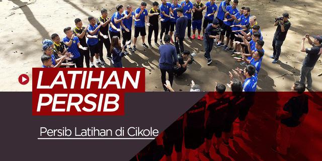VIDEO: Ketika Skuat Persib Gelar Latihan di Cikole Lembang