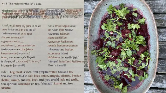 Pria Ini Mencoba Memasak Resep Masakan yang Telah Berusia 4000 Tahun. (Sumber: Twitter/Bill_Sutherland)