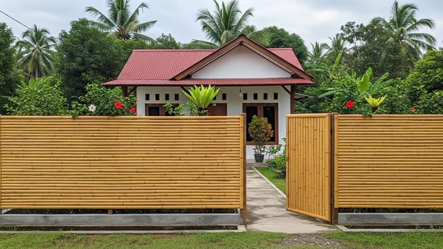 Model Pagar Pipa PVC Kombinasi untuk Rumah Kecil agar Terlihat Luas