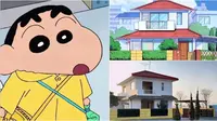 Pria Ini Bangun Replika Rumah Shinchan Ukuran Asli, Telan Biaya Rp6,6 Miliar